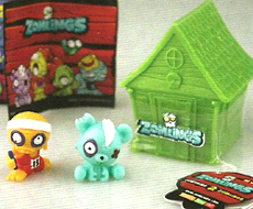 Zomlings Toys and Zomlings House